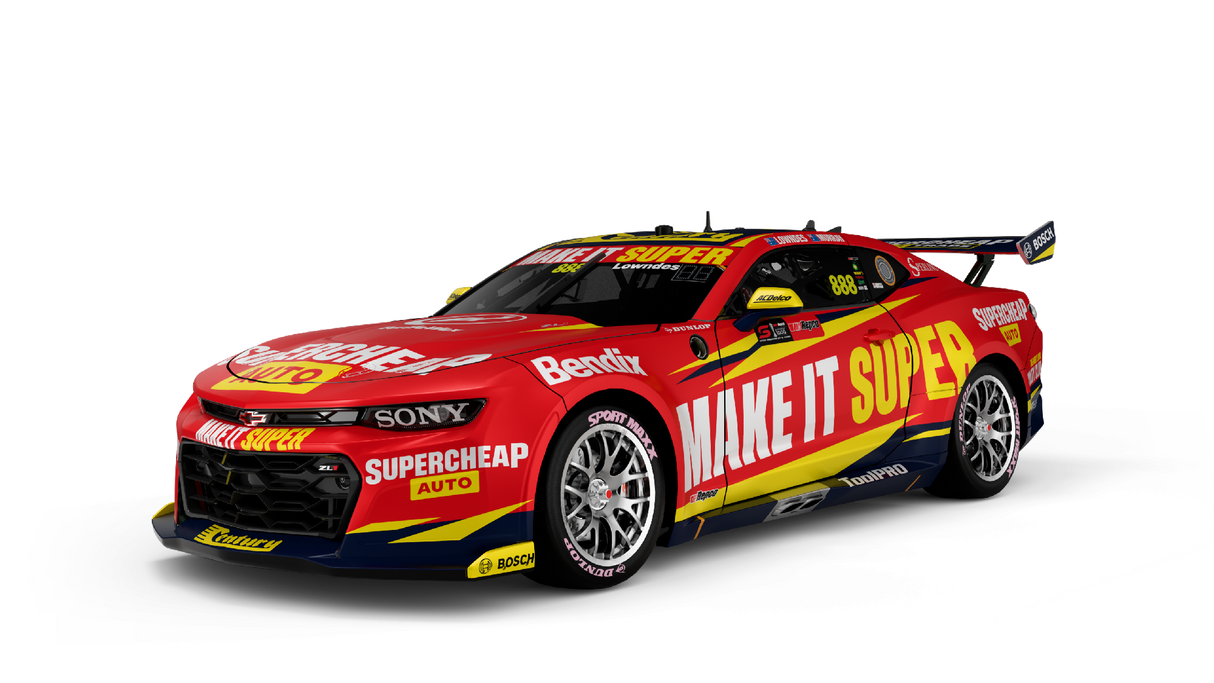 CHEVROLET CAMARO - SUPERCHEAP AUTO RACING - LOWNDES/MURRAY #88 - 2024 REPCO BATHURST WILDCARD - 1:18 Scale Diecast Model Car