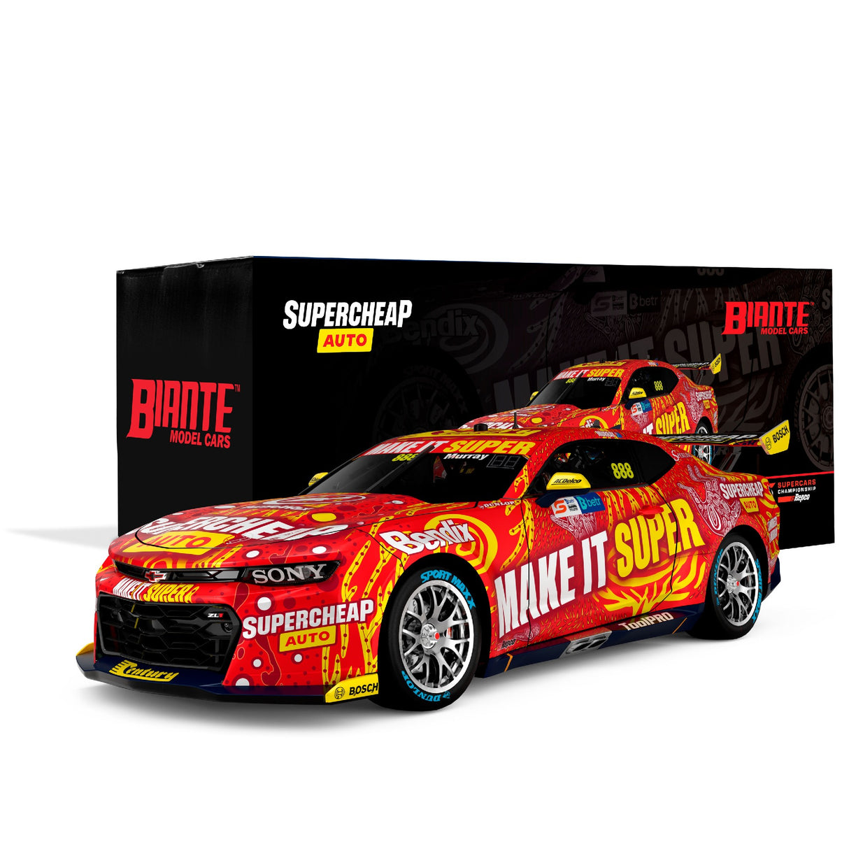 CHEVROLET CAMARO - SUPERCHEAP AUTO RACING - MURRAY #888 - 2024 DARWIN TRIPLE CROWN WILDCARD - 1:18 Scale Diecast Model Car