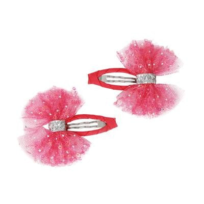 PINK POPPY MOONLIGHT BALLET HAIR CLIPS ASSORTED - DARK PINK OR LIGHT PINK