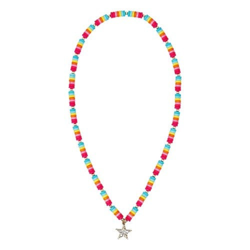 PINK POPPY RAINBOW STAR SPARKLE NECKLACE