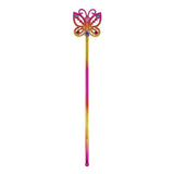 Pink Poppy Rainbow Butterfly Wand
