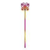 Pink Poppy Rainbow Butterfly Wand