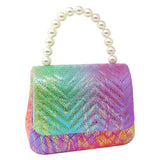 Pink Poppy Unicorn Dreamer Quilted Rainbow Hard Handbag