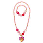Disney Princess Aurora Necklace & Bracelet Set