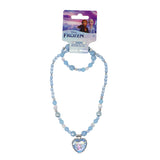 Disney Frozen Elsa Necklace & Bracelet Set