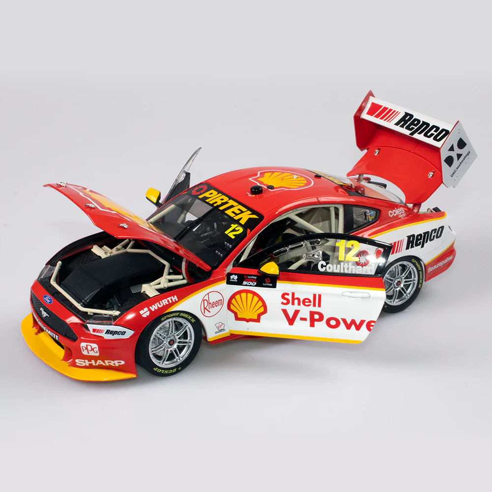 1/18 SHELL V-POWER RACING TEAM #12 FORD MUSTANG GT SUPERCAR - 2019 CHAMPIONSHIP SEASON