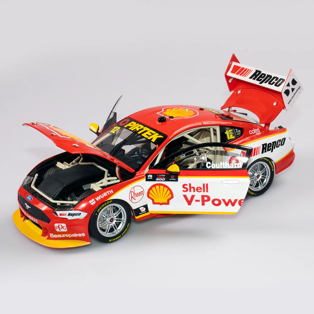 Authentic 1:18 Shell V-power Racing Team #12 Ford Mustang Gt - 2020 Championship Season