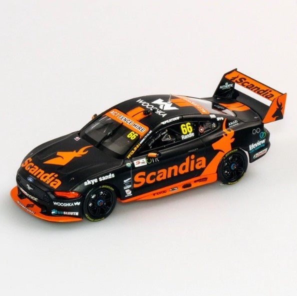 1:43 SCANDIA RACING #66 FORD MUSTANG GT SUPERCAR - 2019 CHAMPIONSHIP SEASON