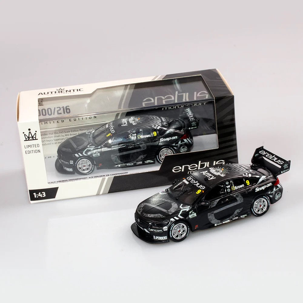 1:43 Erebus Motorsport #9 Holden Zb Commodore - 2021 Repco Supercars Championship Season Test Livery