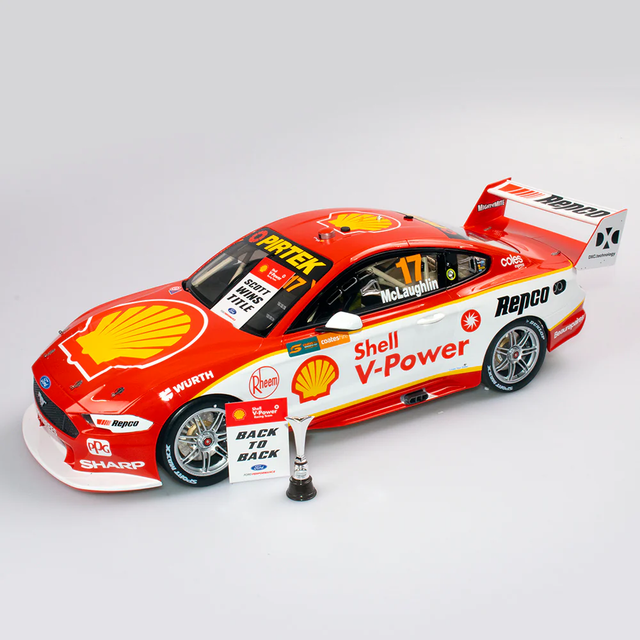 AUTHENTIC 1/12 SHELL V-POWER RACING TEAM #17 FORD MUSTANG GT SUPERCAR- 2019 CHAMPIONSHIP WINNER