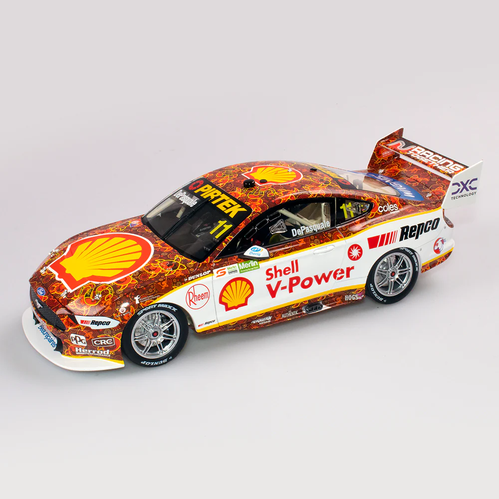 Authentic 1/18 Shell V-power Racing Team #11 Ford Mustang Gt - 2021 Merlin Darwin