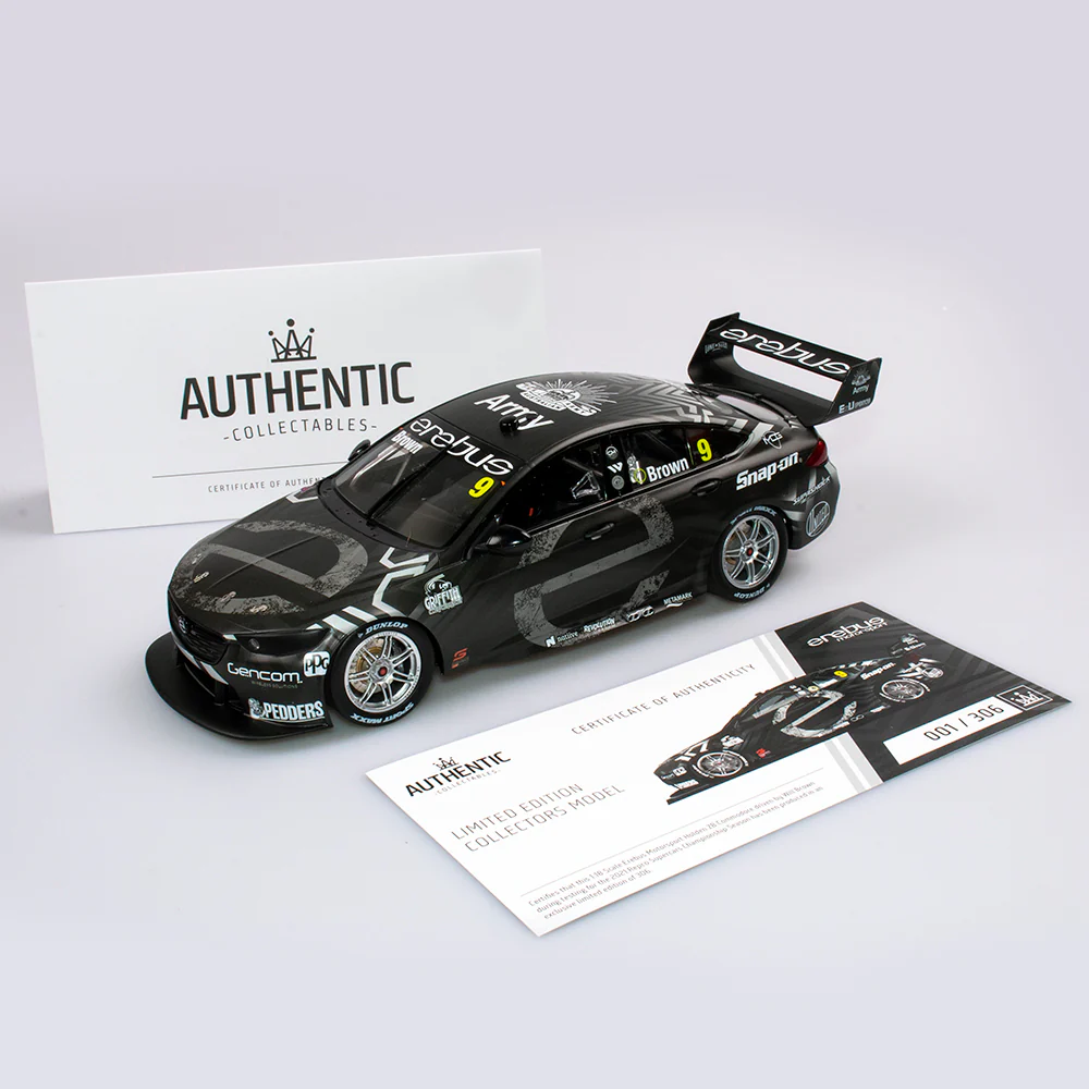 Authentic 1/18 Erebus Motorsport #9 Holden Zb Commodore -2021 Test Livery