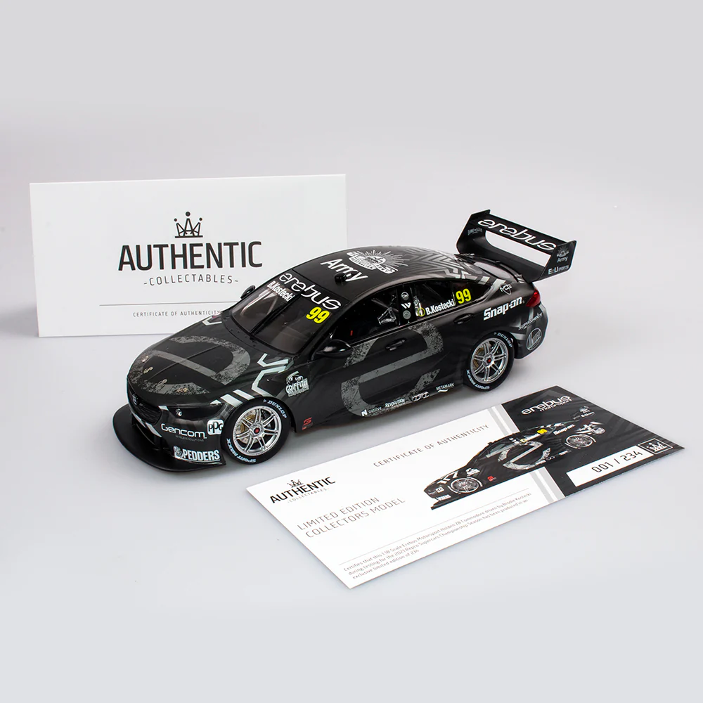 Authentic 1/18 Erebus Motorsport #99 Holden Zb Ea Commodore - 2021 Test Lively