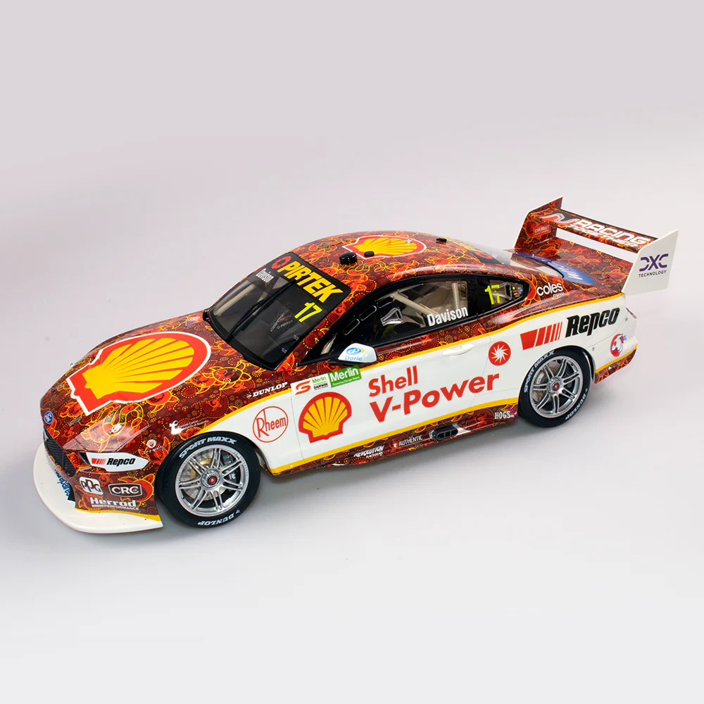 Authentic 1/12 Shell V-power Racing Team #17 Ford Mustang Gt - 2021 Merlin Darwin