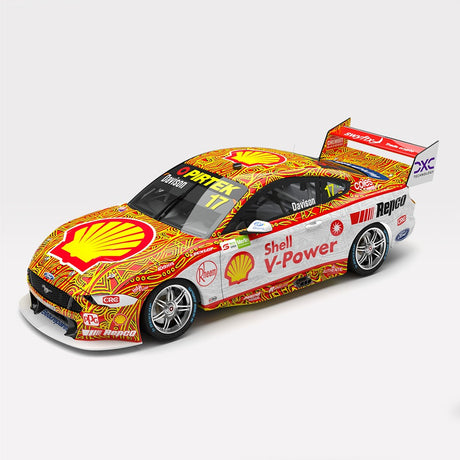 Authentic 1:18 Shell V-power Racing Team #17 Ford Mustang Gt 2022 Darwin Triple Crown Indigenous Round