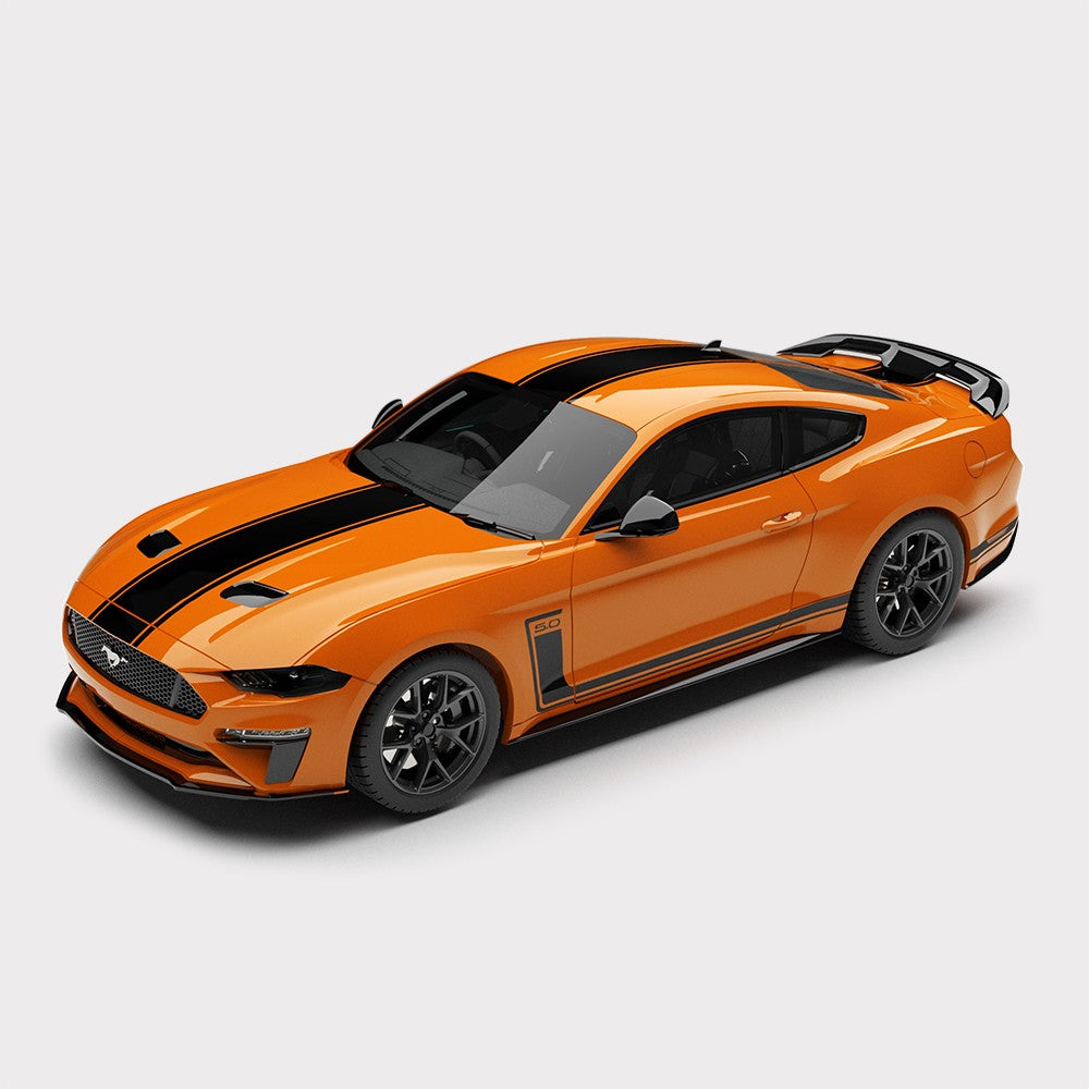 Authentic 1/18 Ford Mustang R-spec Orange