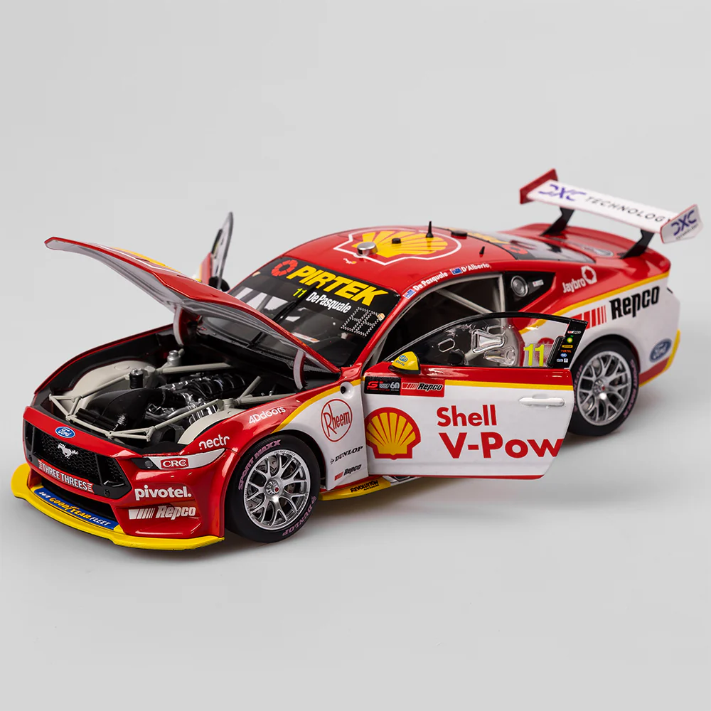 AUTHENTIC 1:18SHELL V-POWER RACING TEAM #11 FORD MUSTANG GT - 2023 BATHURST 1000 3RD PLACE