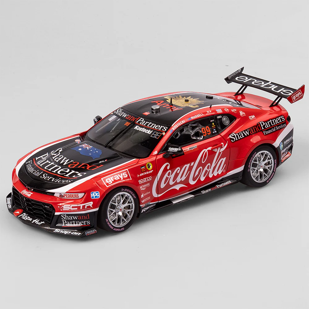 AUTHENTIC 1/18 COCA-COLA RACING BY EREBUS #99 CHEVROLET CAMARO ZL1 - 2023 BATHURST 1000 POLE POSITION