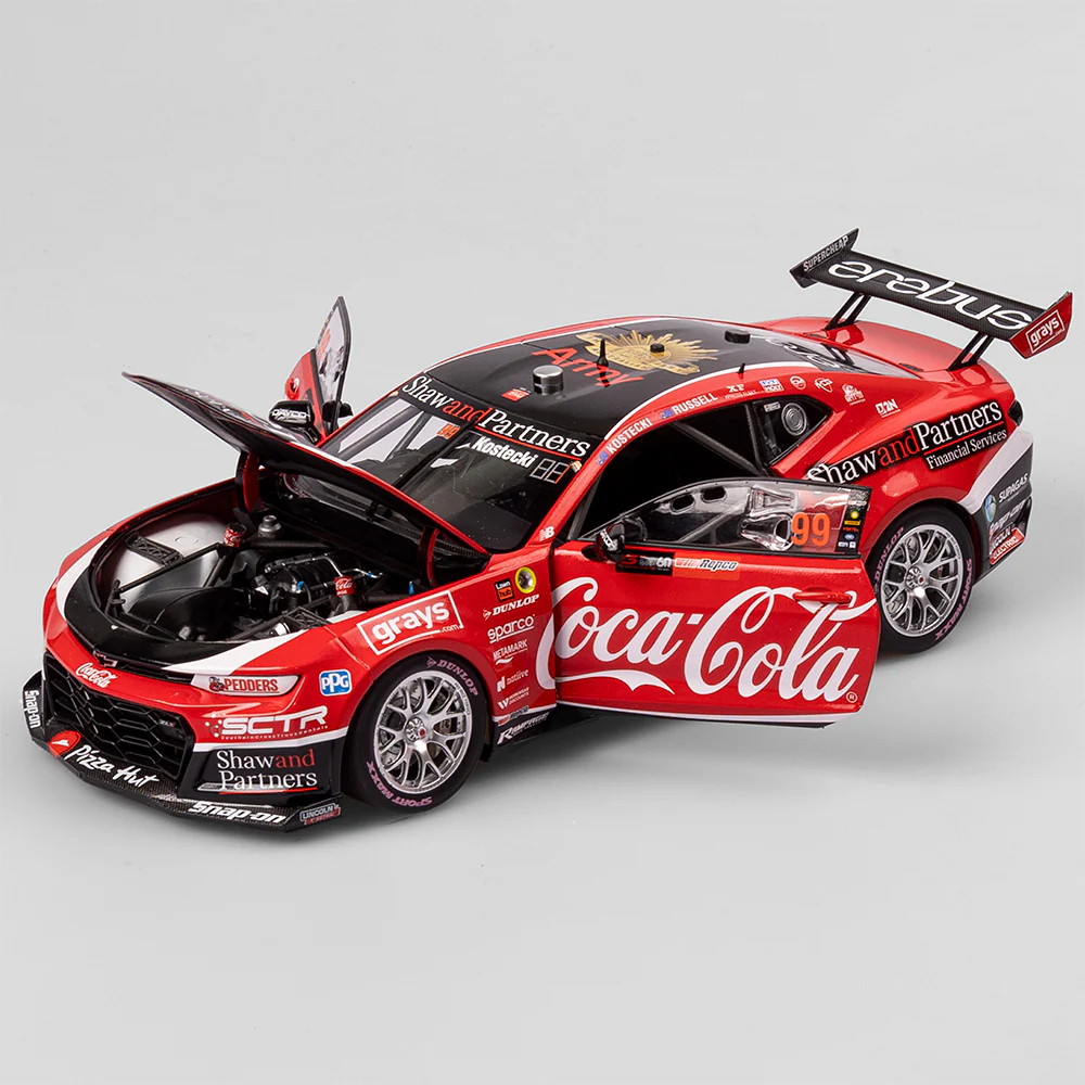 AUTHENTIC 1/18 COCA-COLA RACING BY EREBUS #99 CHEVROLET CAMARO ZL1 - 2023 BATHURST 1000 POLE POSITION