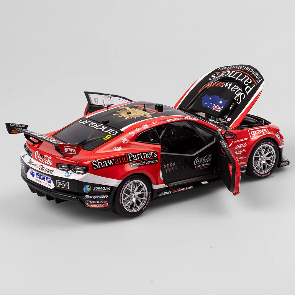 AUTHENTIC 1/18 COCA-COLA RACING BY EREBUS #9 CHEVROLET CAMARO ZL1 - 2023 BATHURST 1000