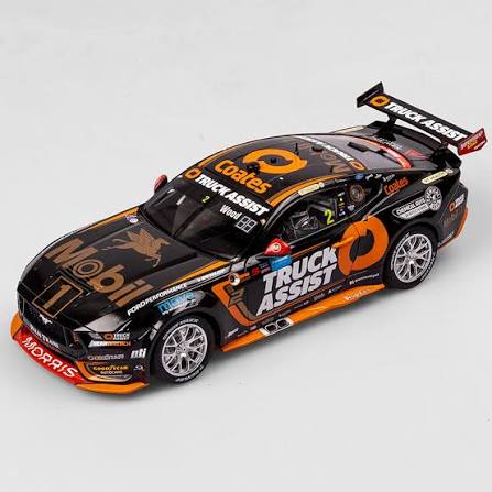 Authentic 1/18 Mobil 1 Truck Assist Racing #2 Ford Mustang GT - 2024 Sydney SuperNight 