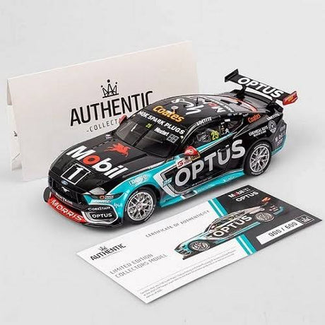 Authntic 1:18 Mobil 1 Optus Racing #25 Ford Mustang Gt - 2025 Itm Taupo Super 440 Race 9 Winner