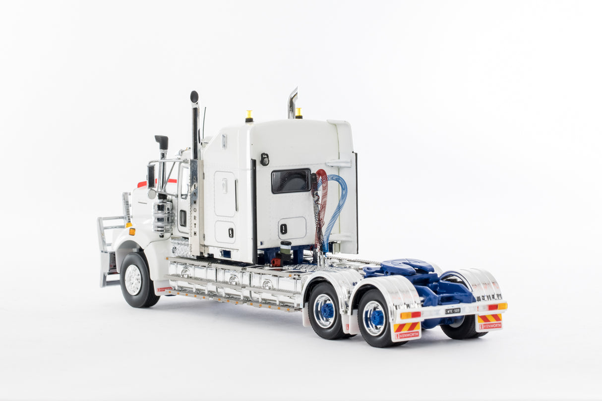 Drake Kenworth C509 Sleeper - White/ Blue Chassis