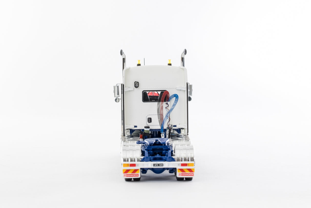 Drake Kenworth C509 Sleeper - White/ Blue Chassis