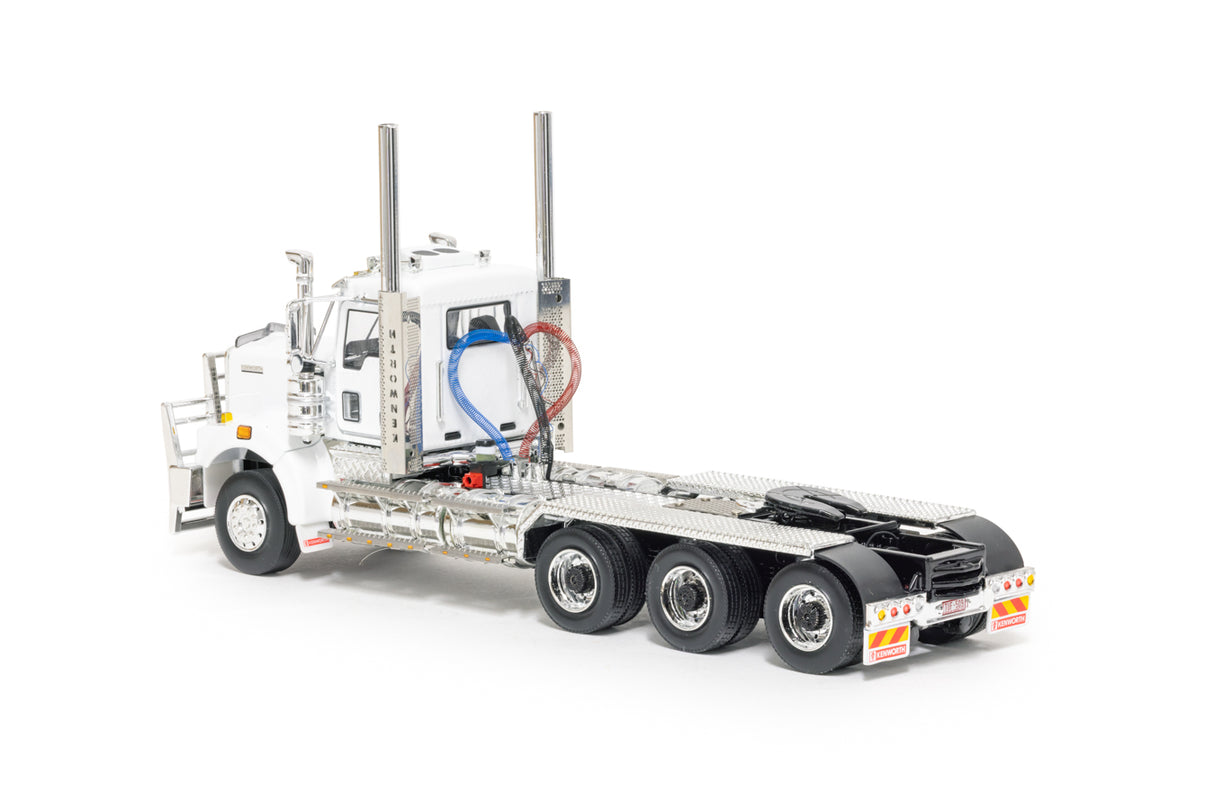 Drake Kenworth C509 Day Cab Tri Drive White/Black