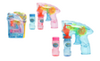 Bubble Gun Light Up with 2pk Solution