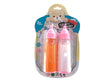 Doll Baby Drink Bottles 2pk Milk & Juice