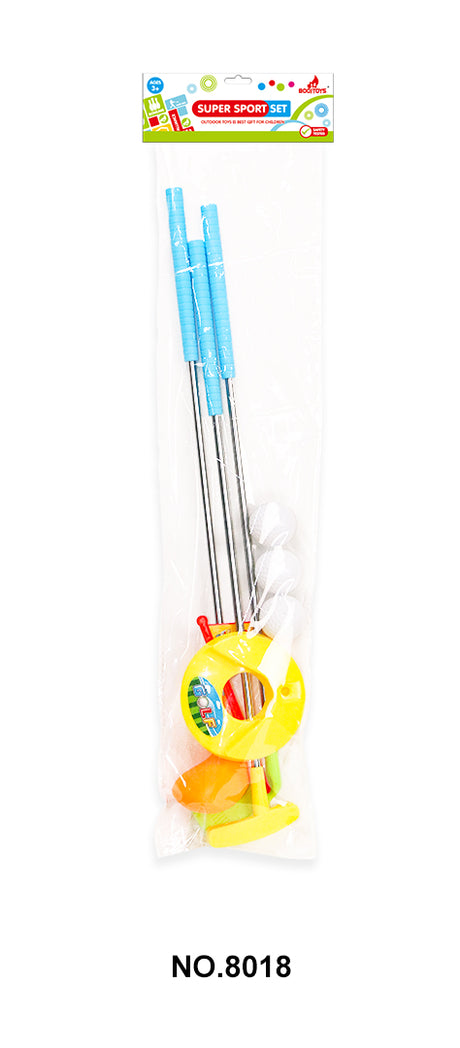 Golf Set Metal 3 Clubs And Balls