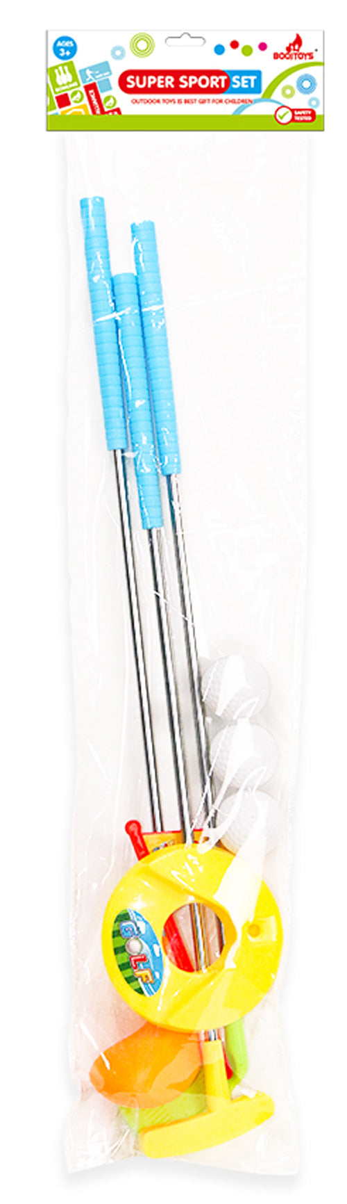 Golf Set Metal 3 Clubs And Balls