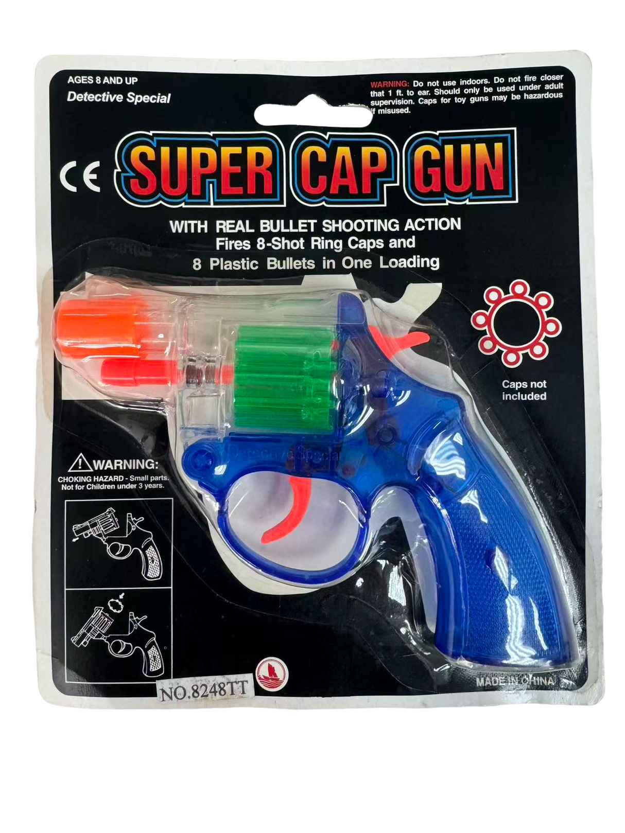 8 Shot Plastic Gun assorted