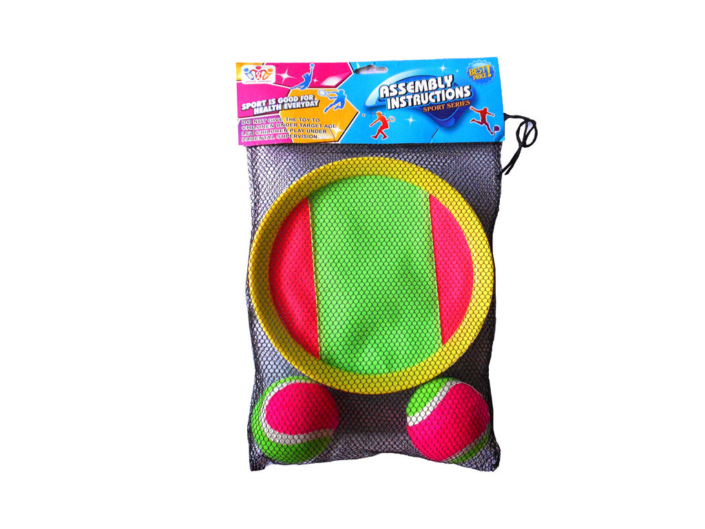 Velcro Catch Ball in net bag
