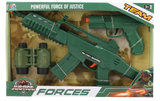 Military Machine Gun - Pisol And Binoculars With Light And Sound