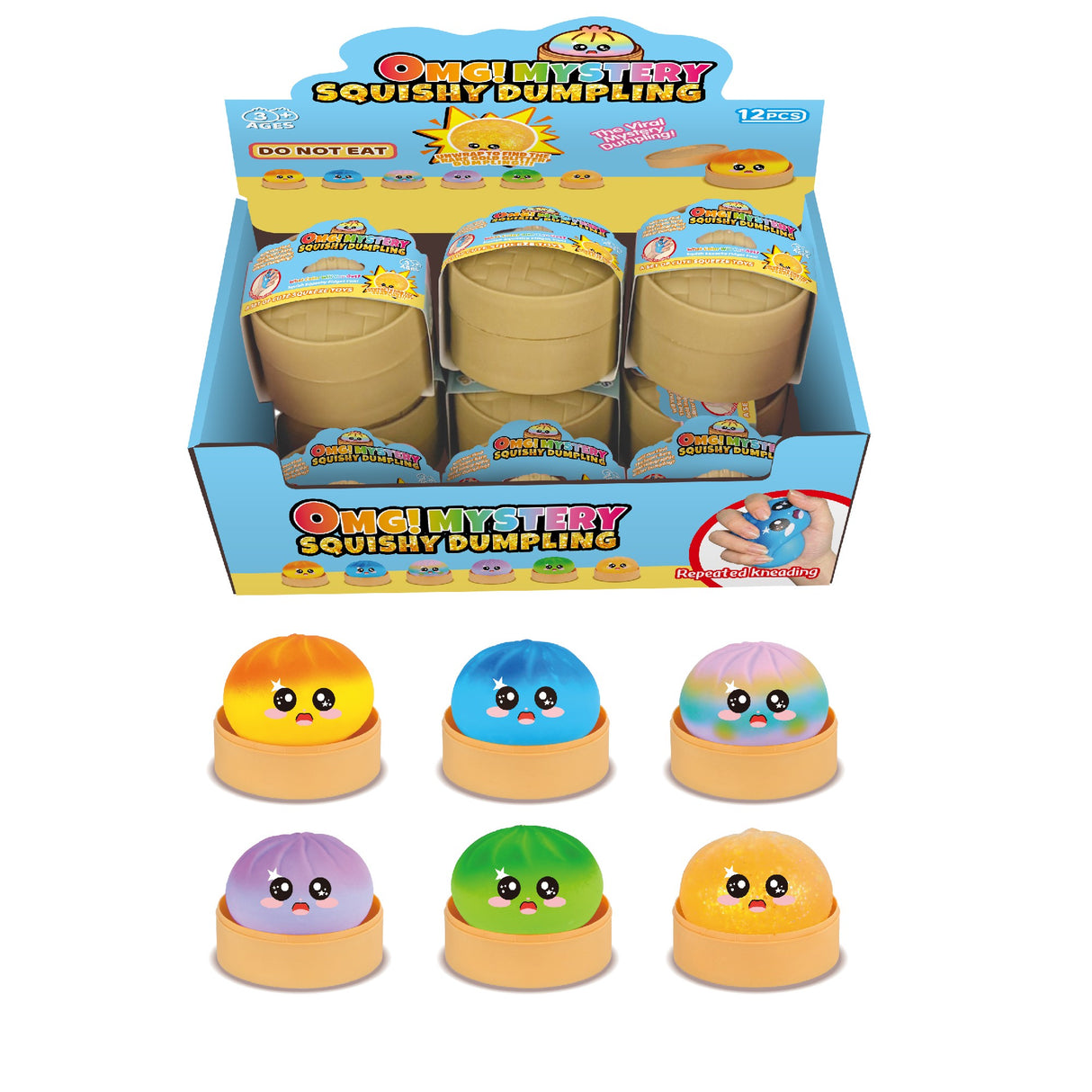 Squishy Mystery Rainbow 8.5Cm Dumpling Assorted
