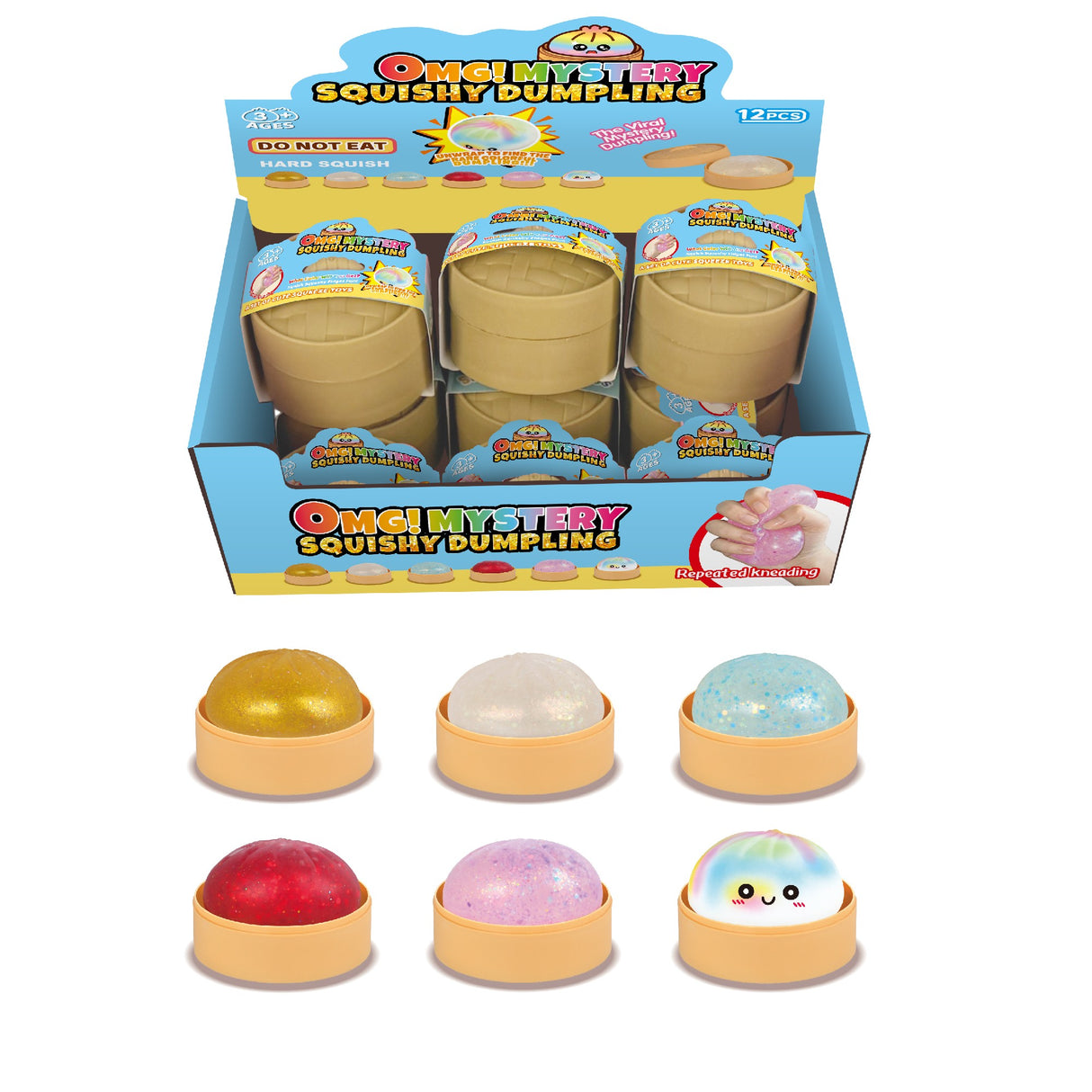 Squishy Mystery Holographic 8.5Cm Dumpling Assorted