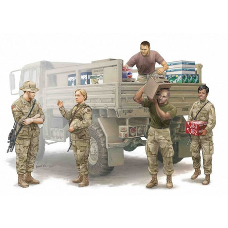 Trumpeter 1/35 Modern U.s. Soldiers Logistics Supply Team