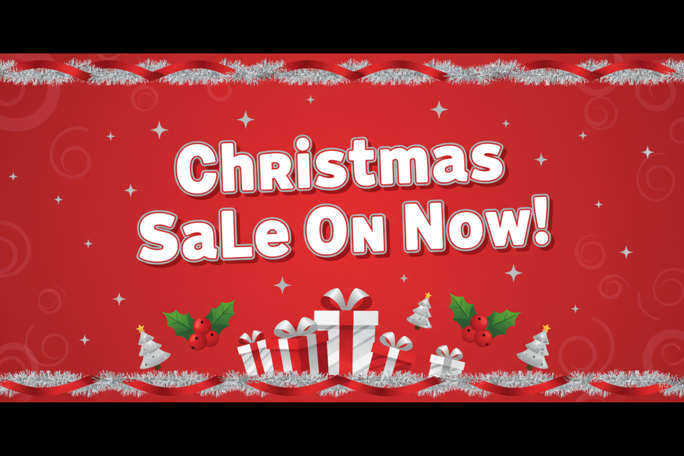 Christmas Sale On Now! no % off 