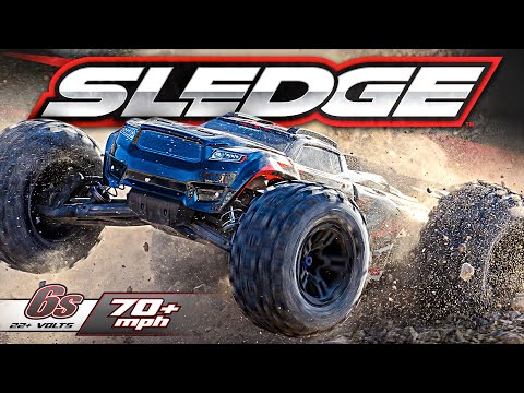 Traxxas 1/8 Sledge Belted - Orange