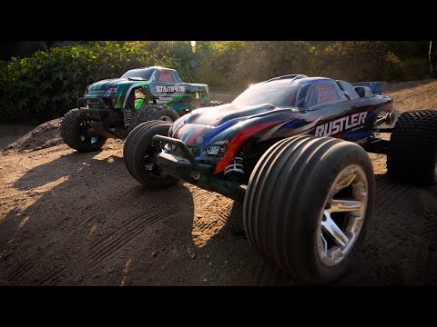 Traxxas Rustler 2wd Bl2s Hd - Blue