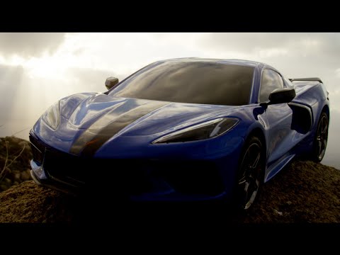 Traxxas 4-tec 3.0 Chassis - Corvette Stingray - Blue