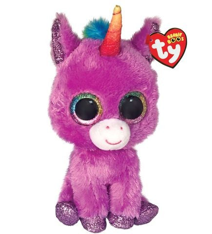 Ty Beanie Boos Regular - Rosette Purple Unicorn