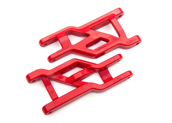 TRAXXAS SUSPENSION ARMS, FRONT, RED 3631R