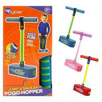 JUMP & SQUEAK FOAM POGO - RED