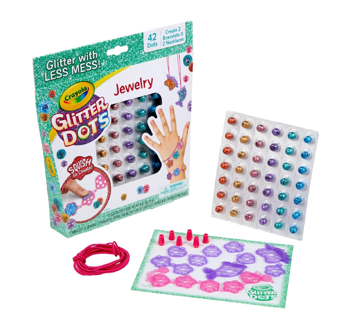 CRAYOLA GLITTER DOTS - JEWELRY