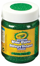 Crayola Paint Glitter 2oz Green Gleam