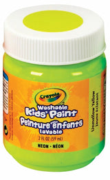 Crayola Paint Neon 2oz Unmellow Yellow