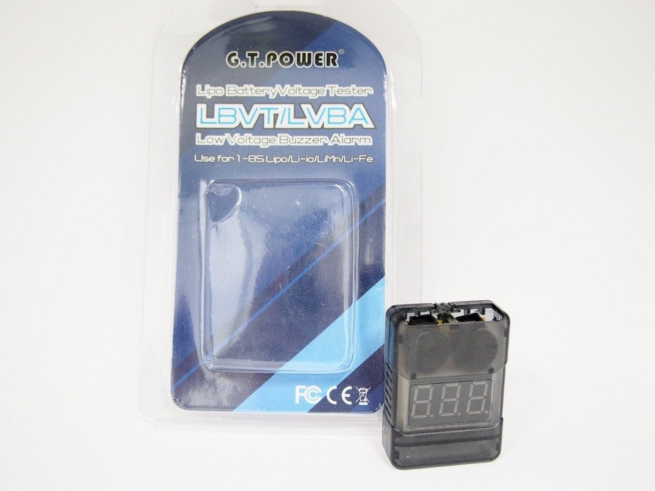 LiPo BATTERY LOW VOLTAGE ALARM & TESTER 2-8 CELL